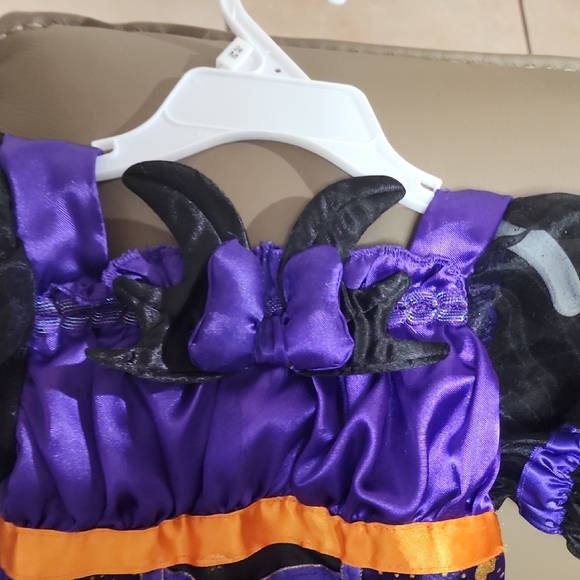 Disney Halloween Witch Costume - Purple, Black, and Orange - Picture 4 of 8